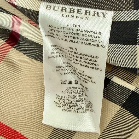 Burberry London Chelsea Trench Coat Size UK8 - Picture 8 of 11